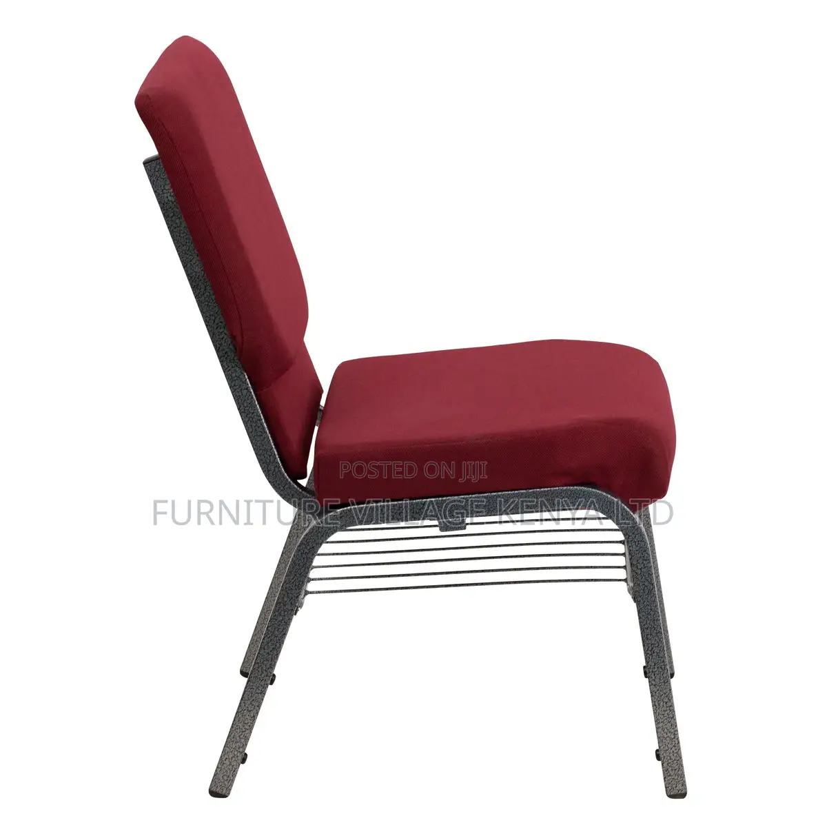 Red Fabric Padded Banquet Theater Chair