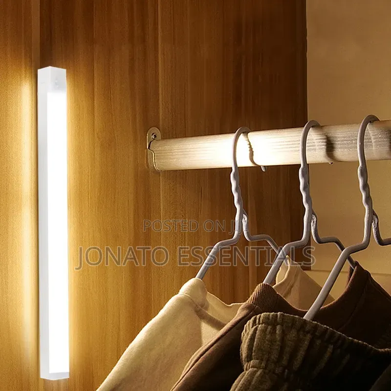 Motion Sensor Led Cabinet Light USB Rechargeable Wardrobe Bar