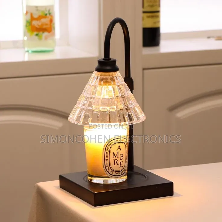 Electric Candle Warmer With Bamboo Base
