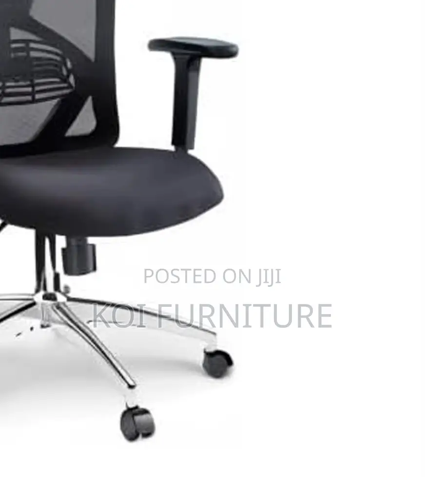 Office Chairs; Executive High Backrest Fabric Headrest Swivel Chair