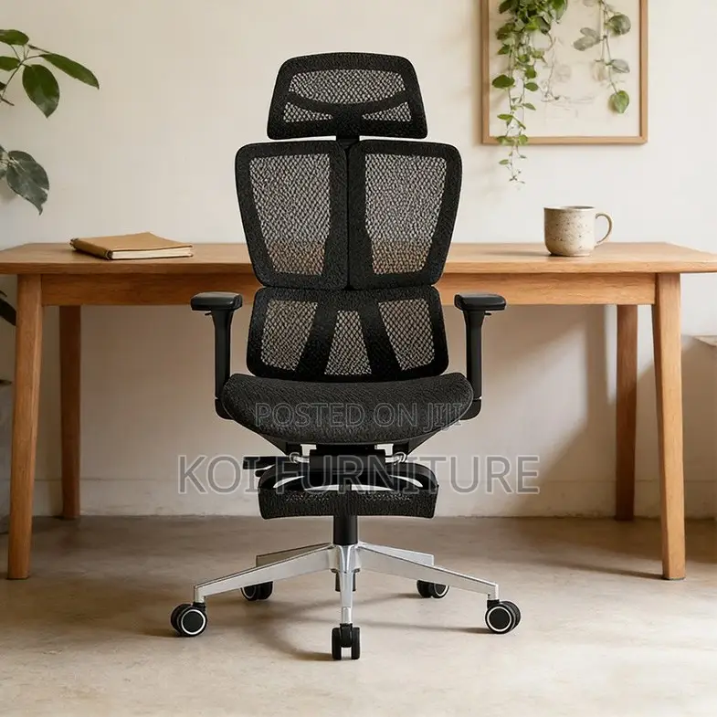 Office Chairs; Executive Orthopedic Office Seat With Footrest