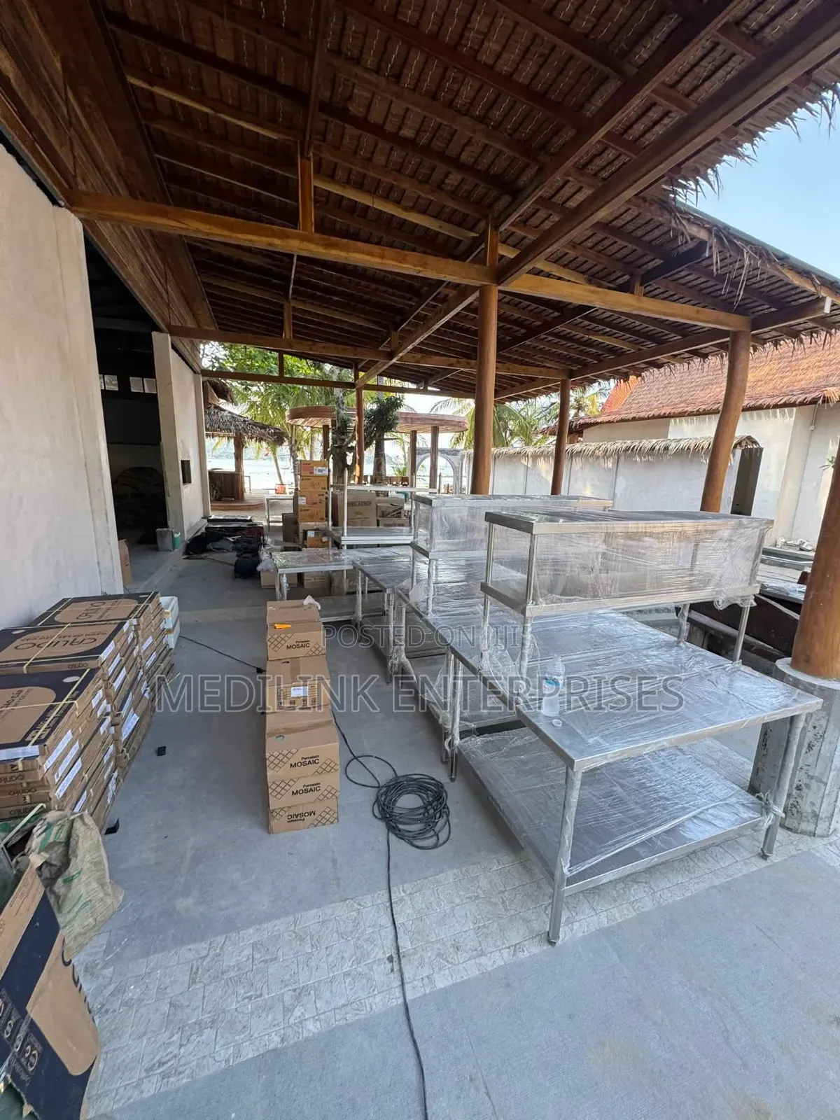 Customized Stainless Steel Commercial Kitchen Working Tables