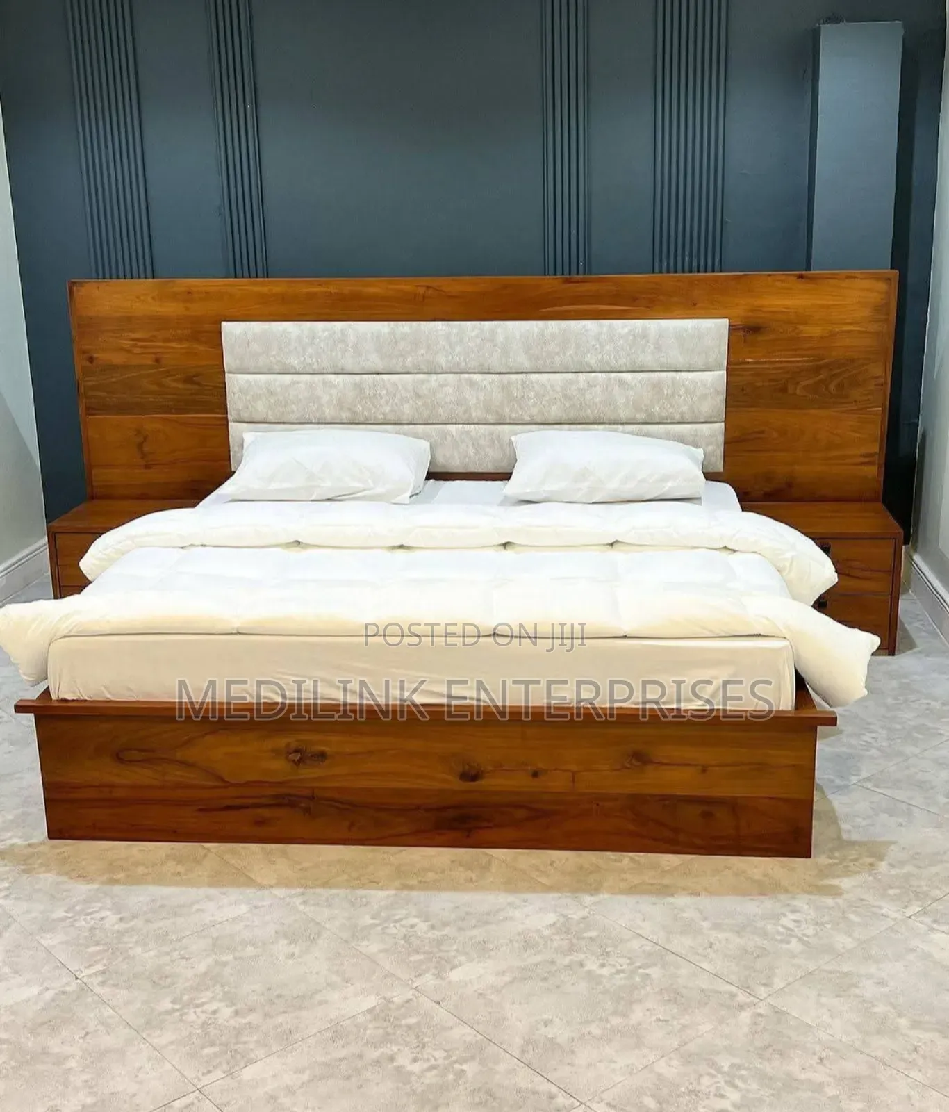 Diy Wooden Boxbed Mahogany Walnut 6*6 Bef