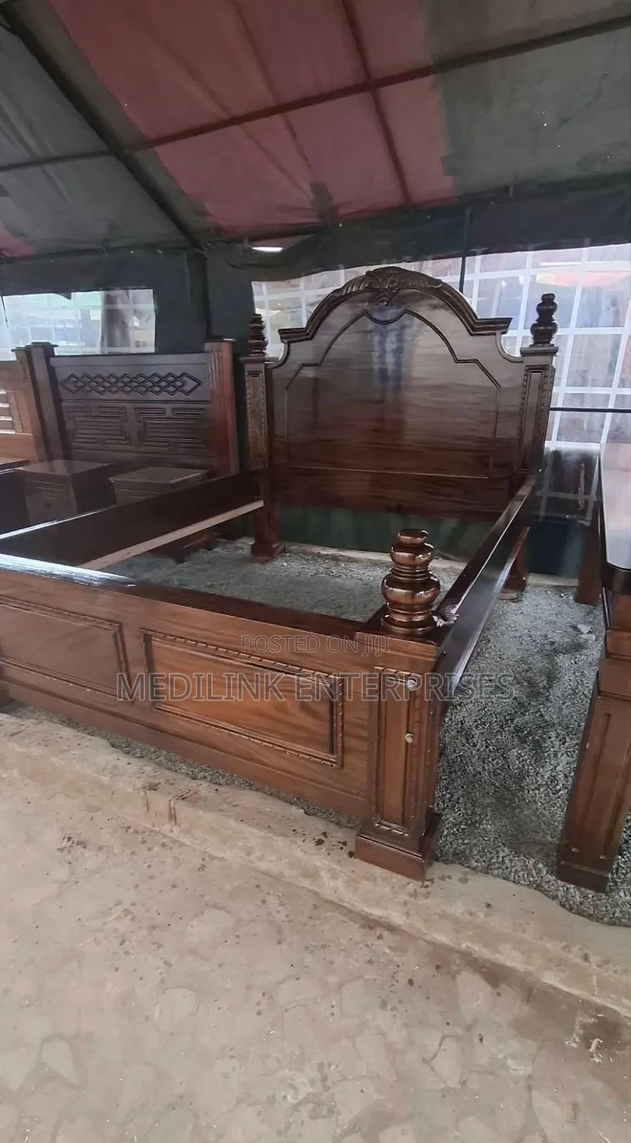 Hen Hill Antique 6*6 Mahogany Made Beds Walnut Creek