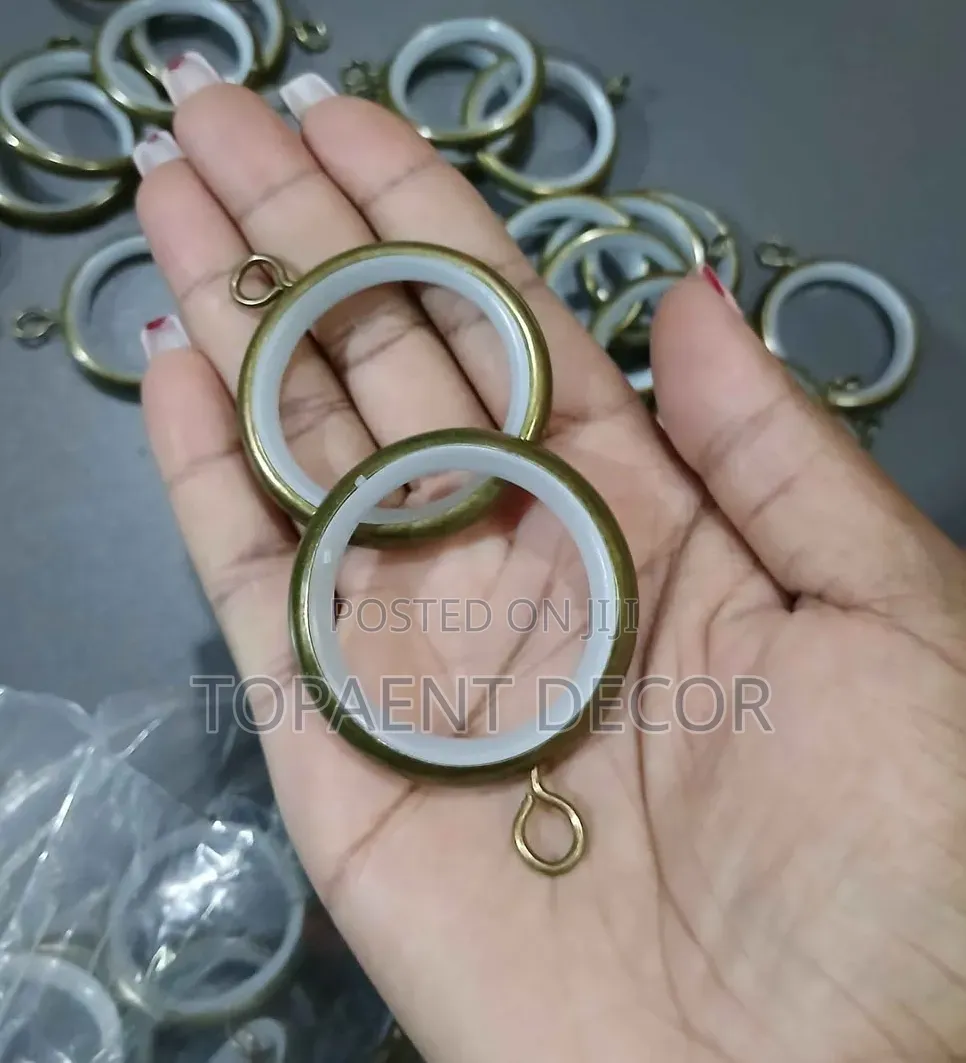 Gold,Good Size, Round,Good Quality Curtain Rings