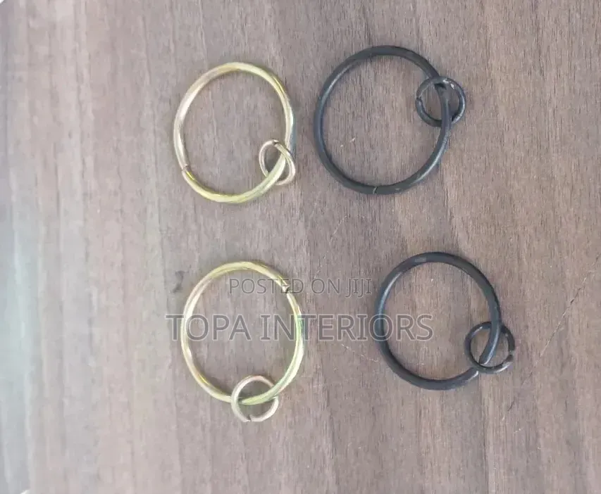 Drapery Round Metal Curtain Rings