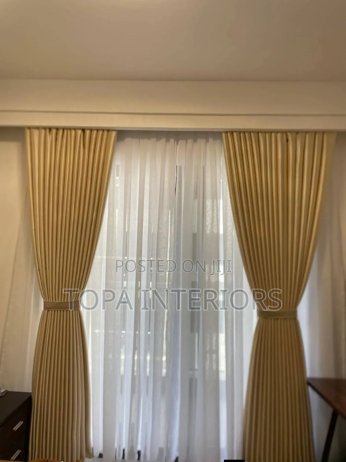 Gold Blackout Curtains for Bedroom Total Light Blocking Draperies