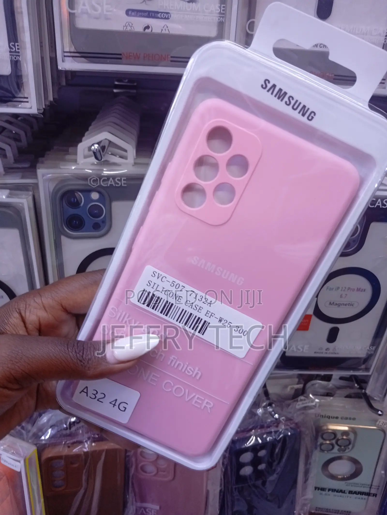 Pink Silicone Case Samsung A32 - Comprar en Kingstore
