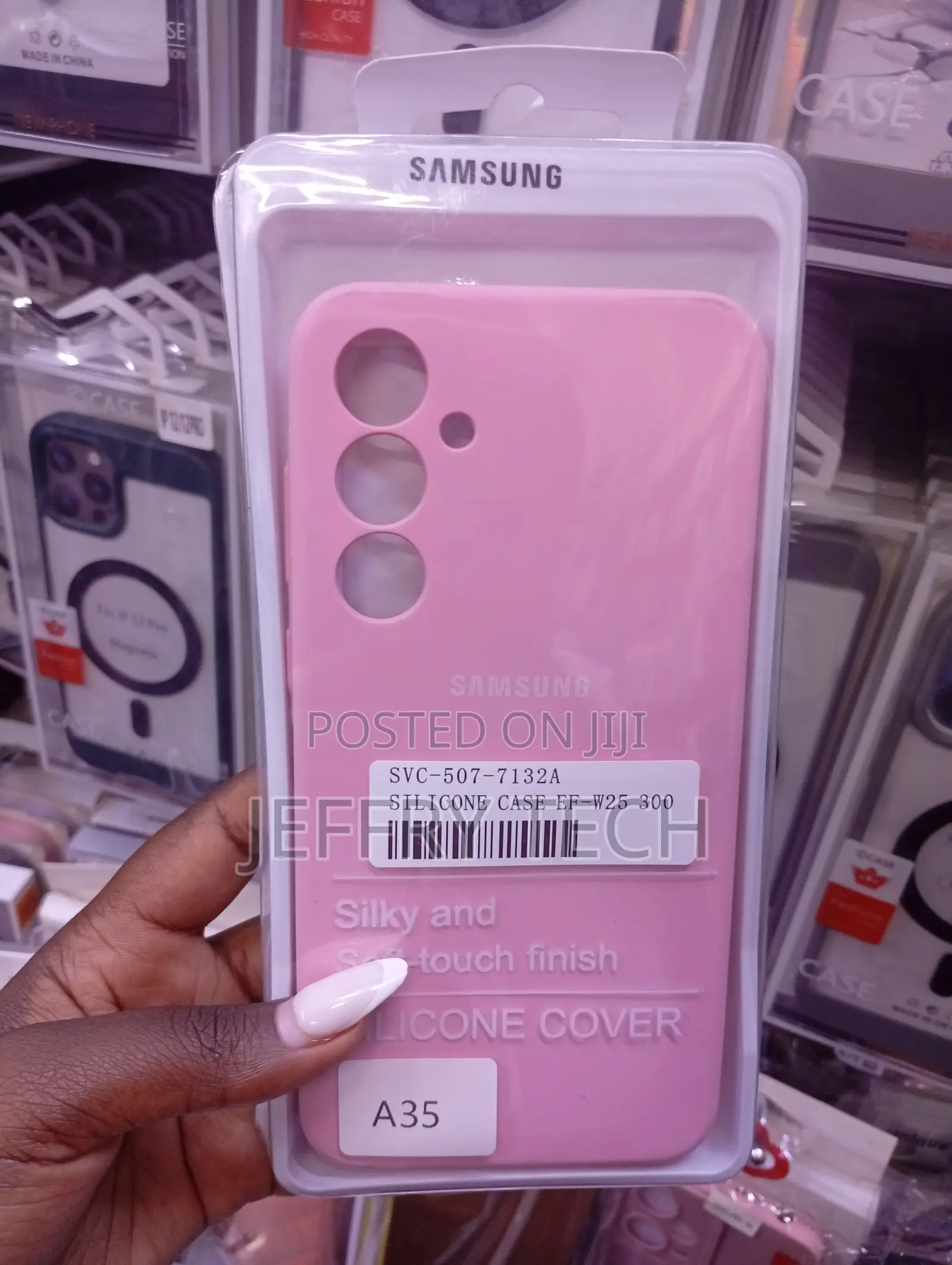 Samsung A35 Silicon Case With Camera Lenses | Tiktok
