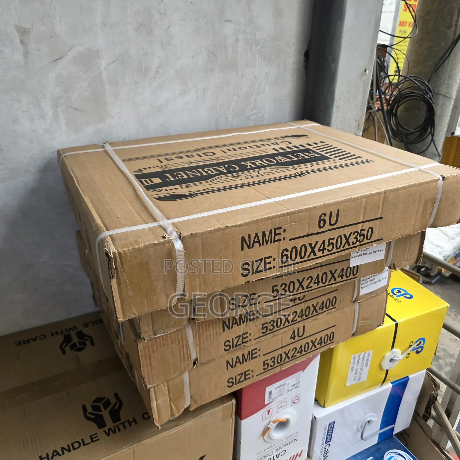 6u Data Rack Cabinet 600×450×350mm – Ideal for Networking