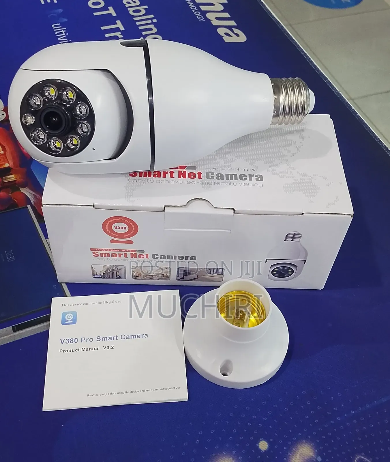 V380pro Smart Wifi Camera Bulb PTZ