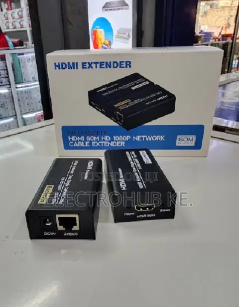 Hdmi Extender 60m Full Hd - Cat5e/Cat 6 Signal Extension