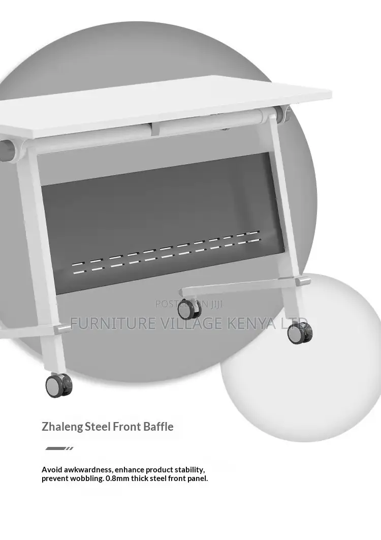 Swivel Folding Home Office Gaming Desk-120cm