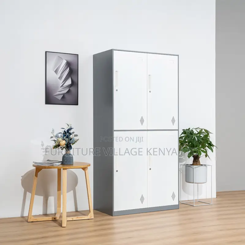 Modern 4-Door's Imported Filling Storage Cabinet