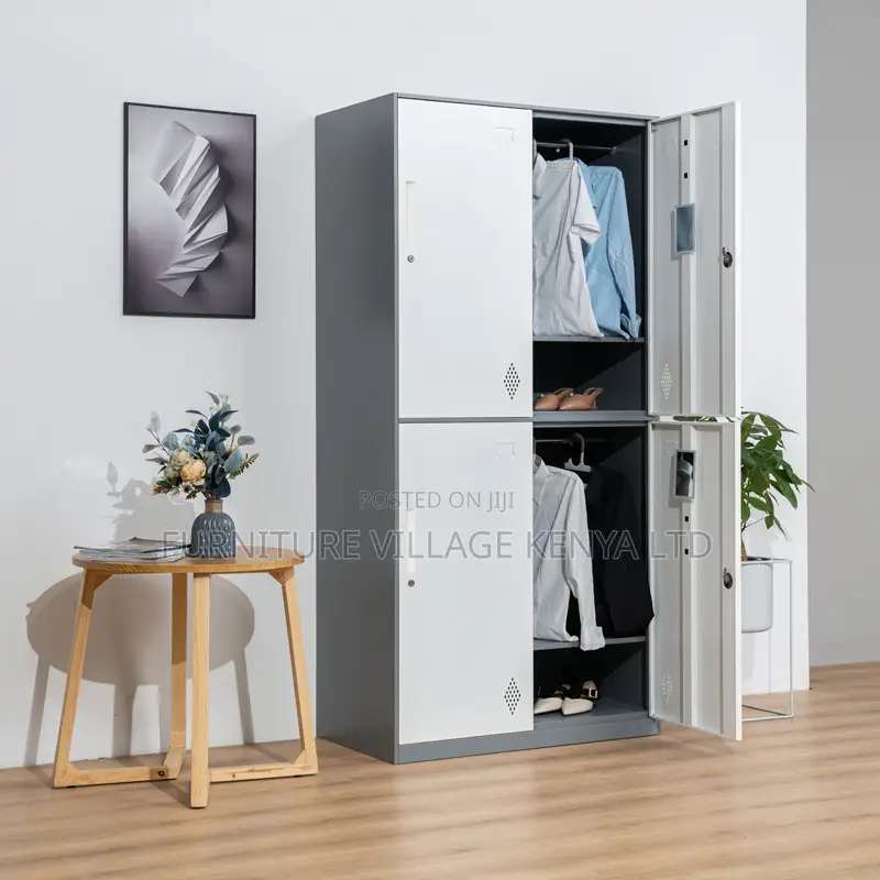 Modern 4-Door's Imported Filling Storage Cabinet