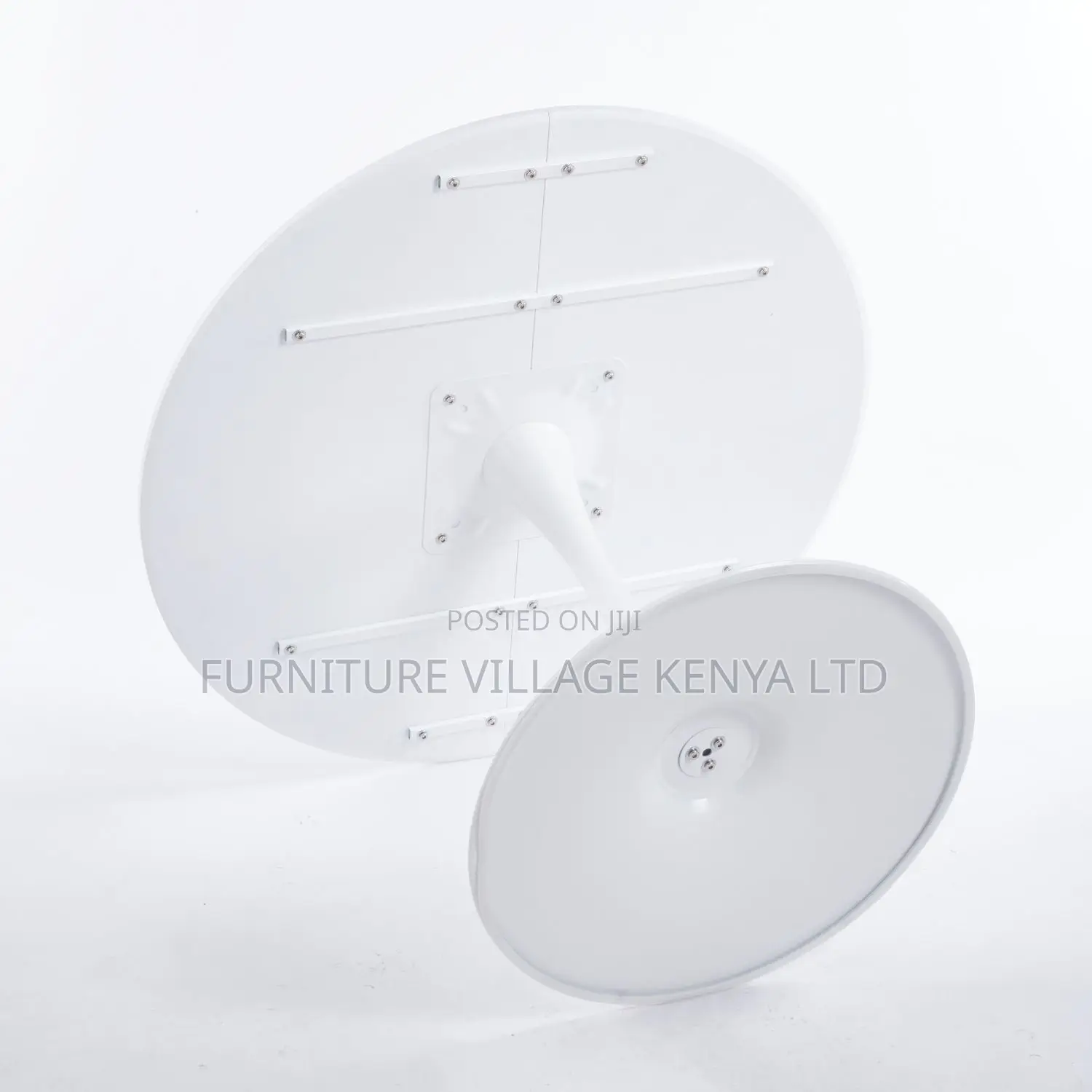 White Round Marble Top Eames Dining Table