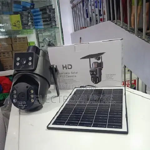 Ubox Dual Camera Solar Wifi CCTV - Outdoor Monitoring 6mp System