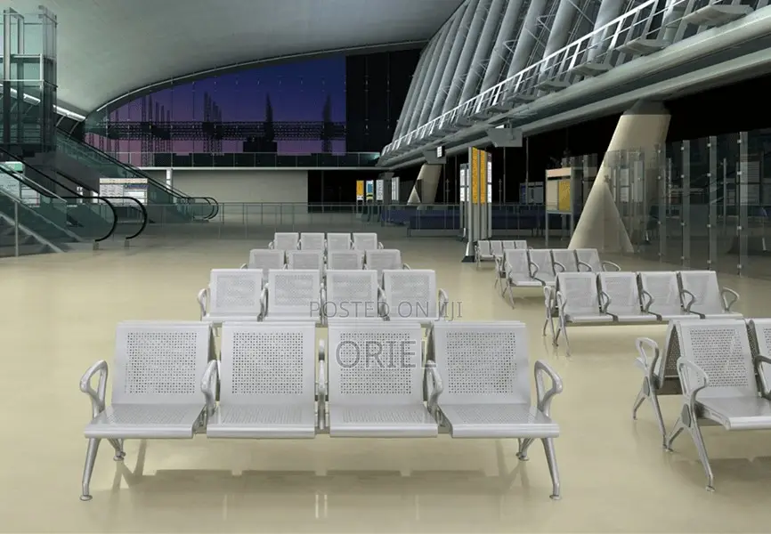 Modern Office Bench : Office Lobby 3-Seater Bench
