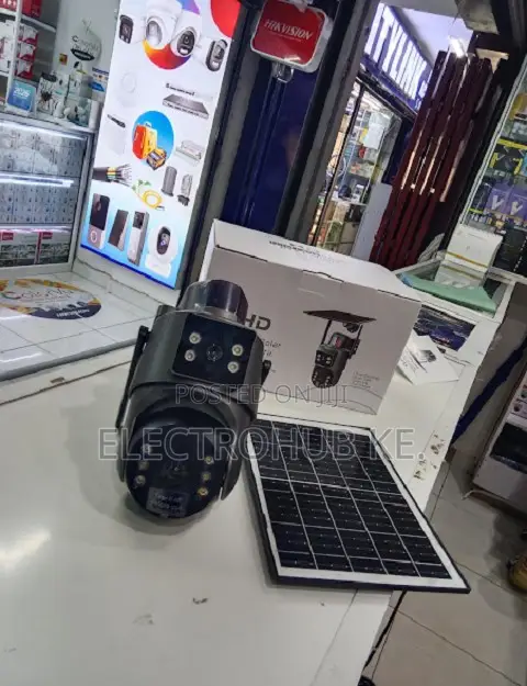 Outdoor Solar Security Camera - Ubox Dual Lens Hd Surveillance