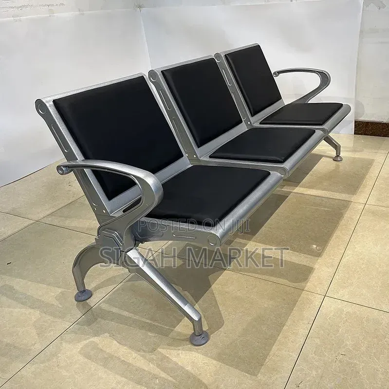 Black Waiting Office Chairs Available