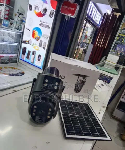 Ubox Wifi Solar Powered Dual Lens Camera - Smart Wireless CCTV System