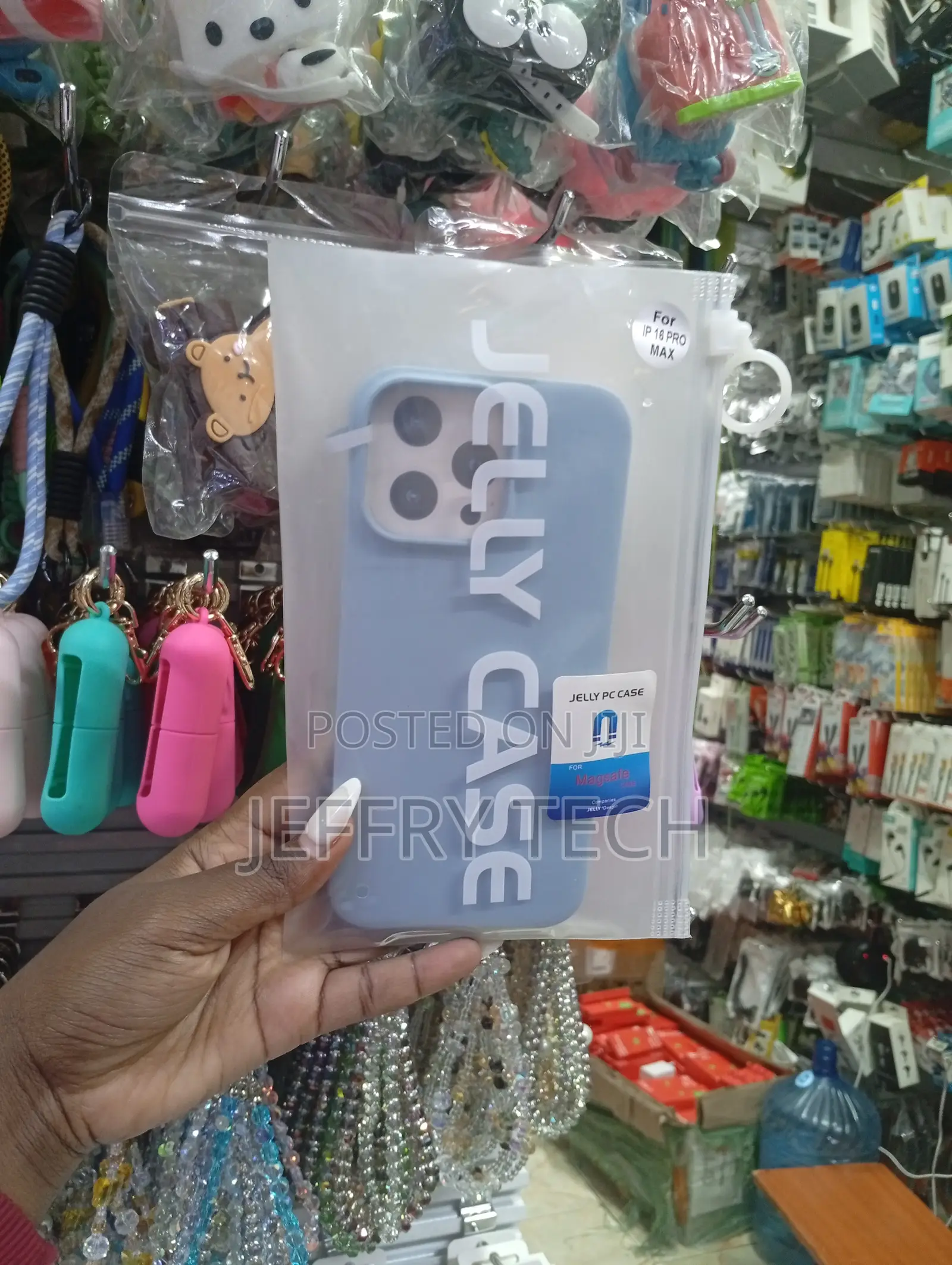 iPhone 16 Pro Max Shokie Brand Hybrid Liquid Jelly Phone Case