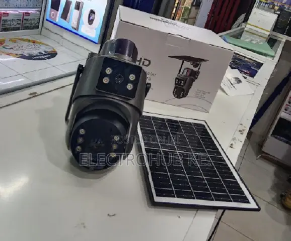Ubox Dual Lens Solar Camera 6mp - Full Outdoor Wifi Camera