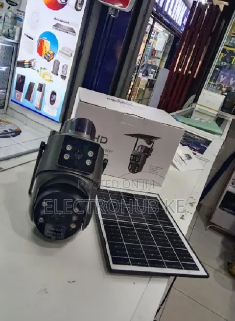 Ubox Dual Lens Solar Wifi PTZ Camera - Outdoor Security