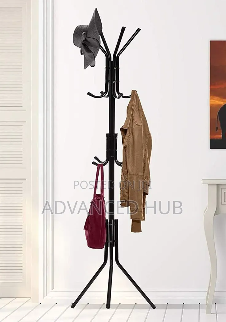 Metallic Coat/Bag Rack
