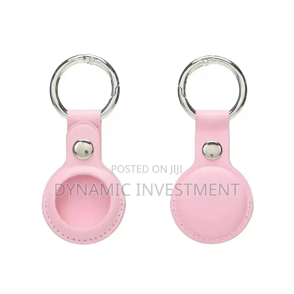 Leather Airtag Holder Airtag Case With Keychainanti-Scratch Holder