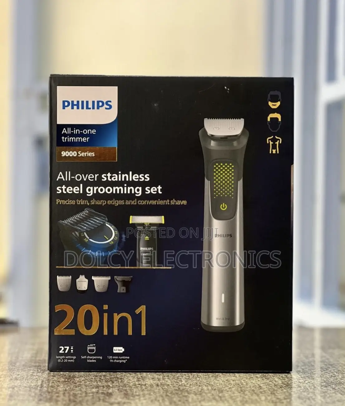 Philips Multigroom, 20-Piece All-in-One Trimmer Set With Storage Pouch