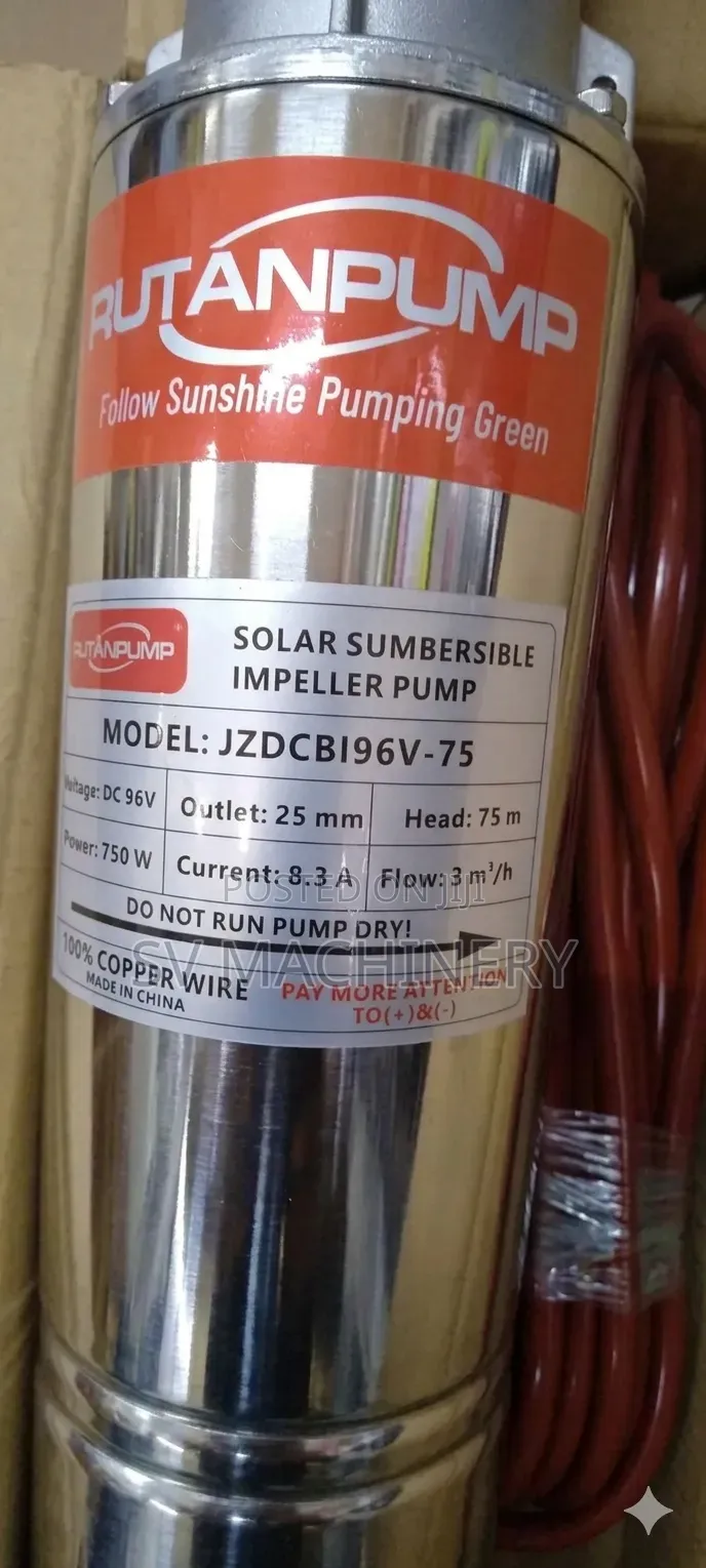 Heavy Duty Submersible Solar Water Pump 750w