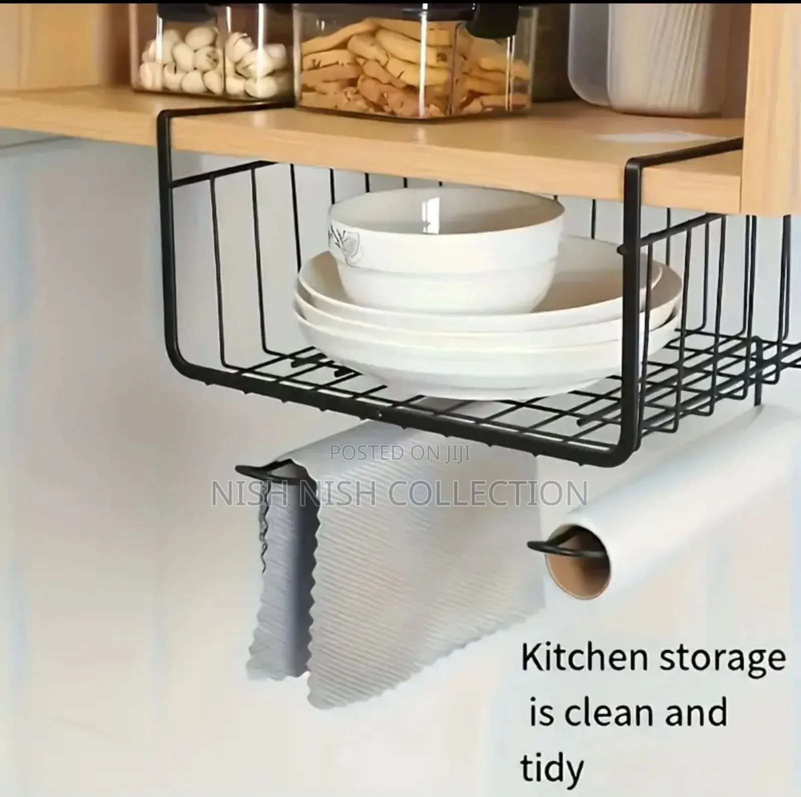 Metallic Under Shelf Rack