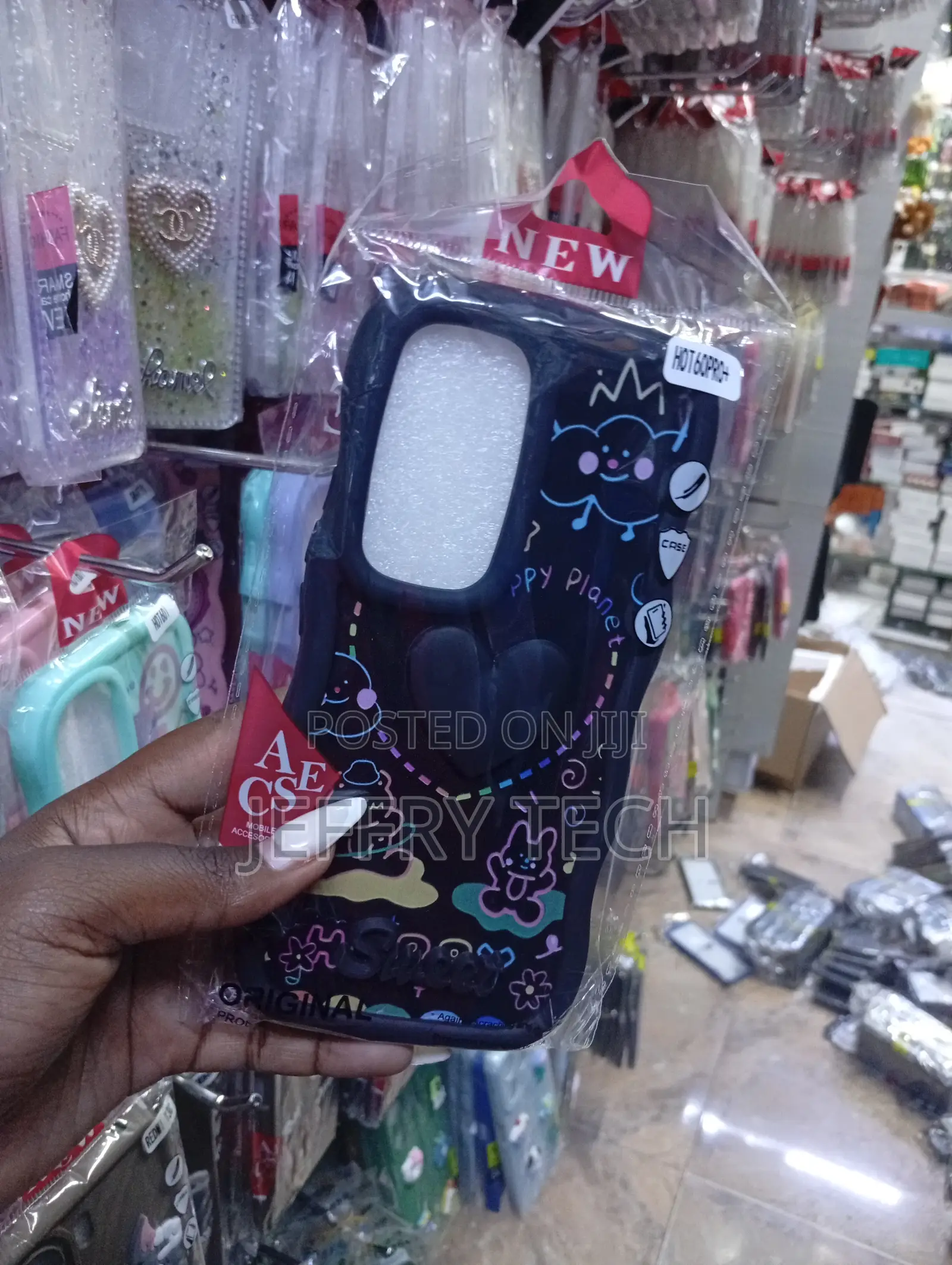 Infinix Hot 60 Pro+ Black, Soft Silicone Cover
