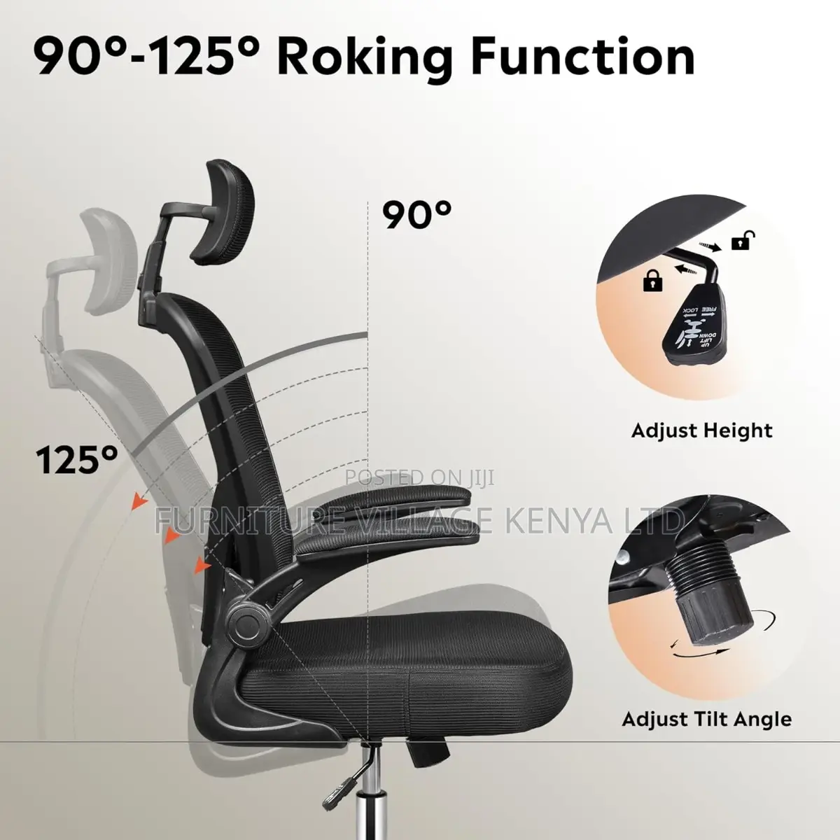 Comfortable Ergonomic Office Boss Mesh Chair