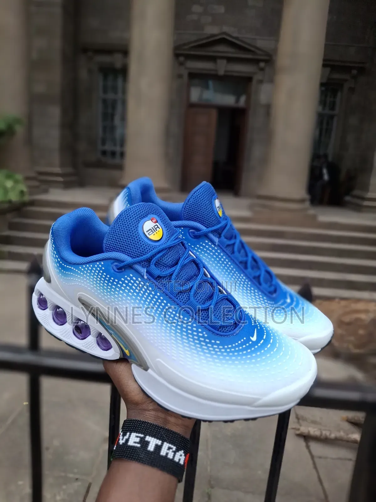 Airmax Dn Blue- White Shoes