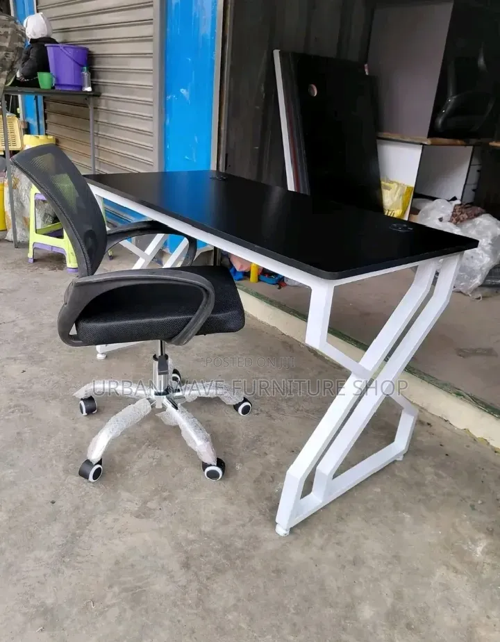 Mesh Chair and Strong Study Desk
