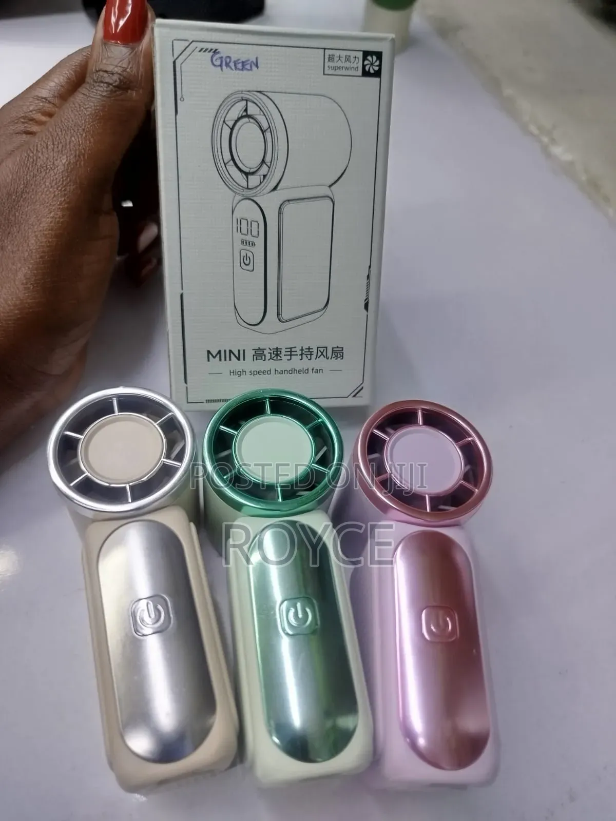 High Speed Mini Handheld Fan