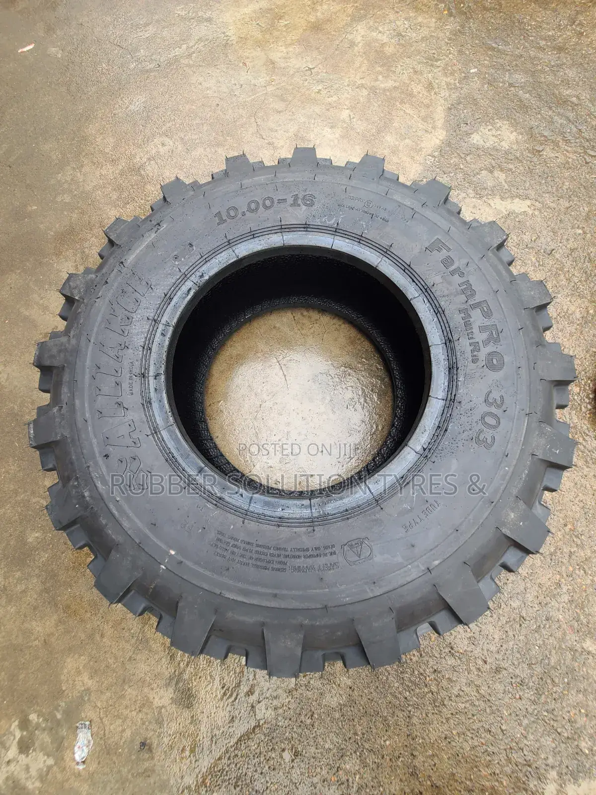 10.00-16 Alliance Tyres Farm-Pro 303 12pr [Made in India]