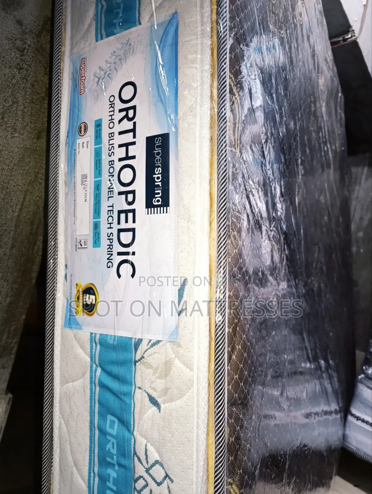 Super Comfy! 6x6x10 Orthobliss Superspring Mattress. Free Delivery!
