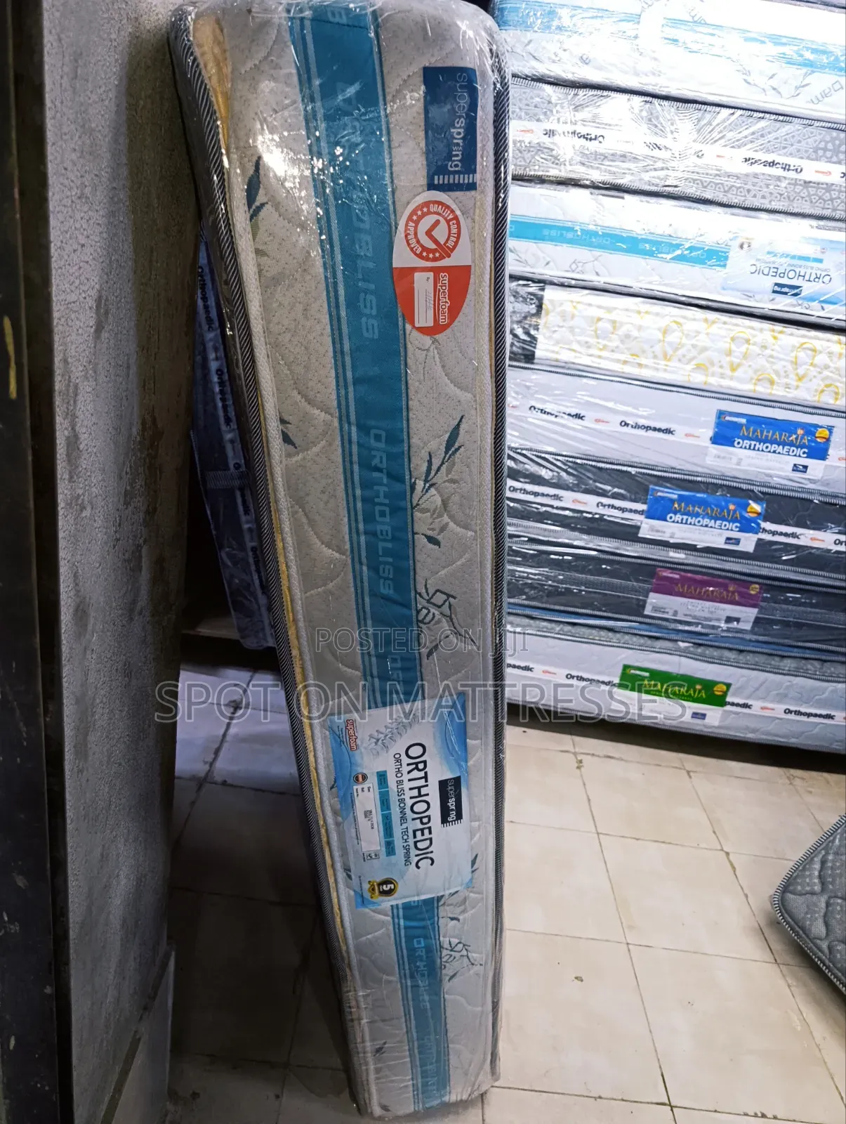 Super Comfy! 6x6x10 Orthobliss Superspring Mattress. Free Delivery!