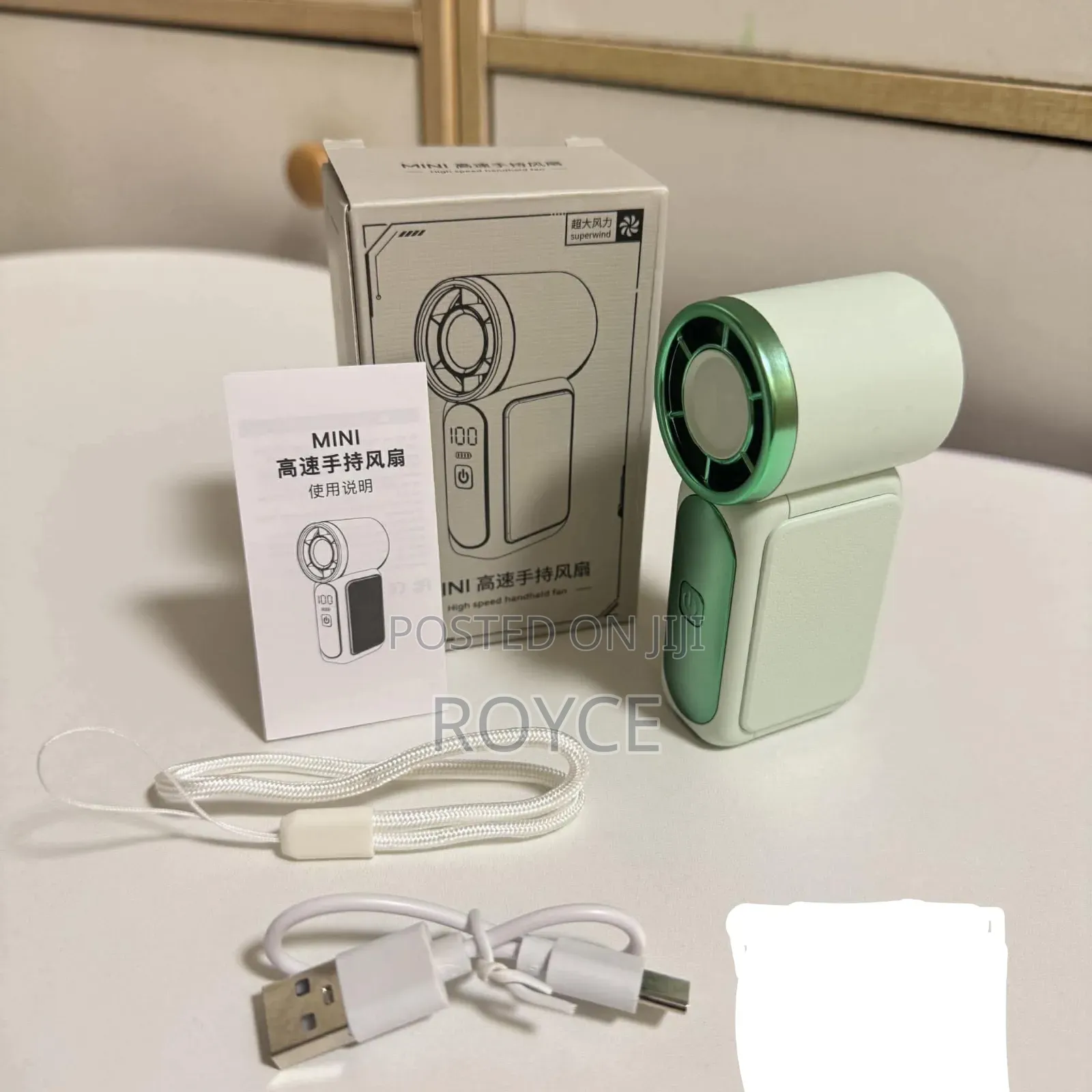 High Speed Mini Handheld Fan