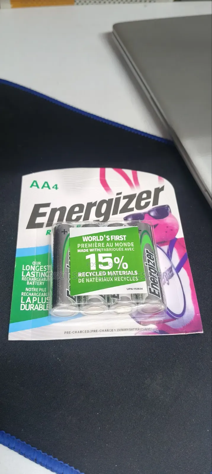 Brand New Energizer Rechargeable Batteries 4aa