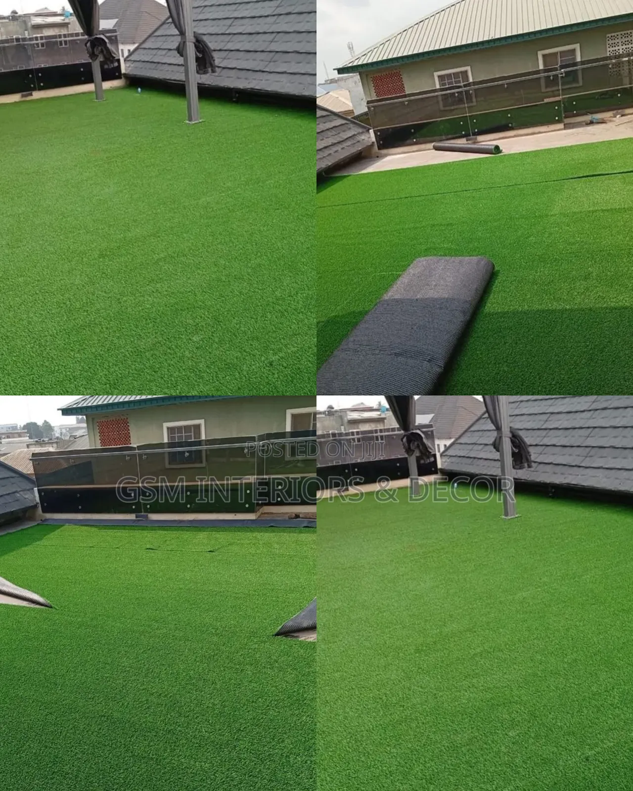 Artiicial Green Grass Carpets Easy to Clean Grass