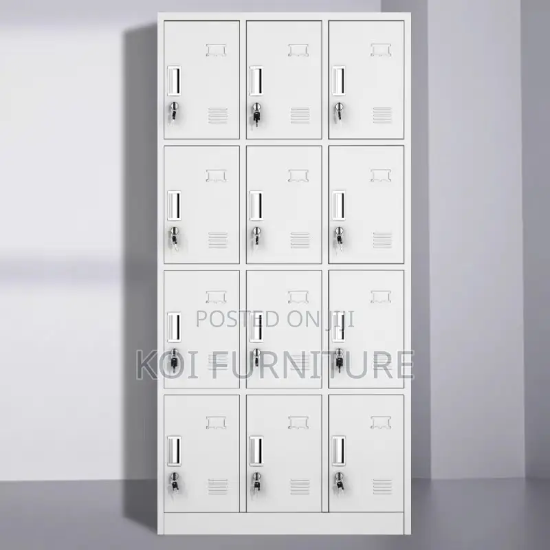Office Cabinet; 12 Lockers Venneter Office Cabinet