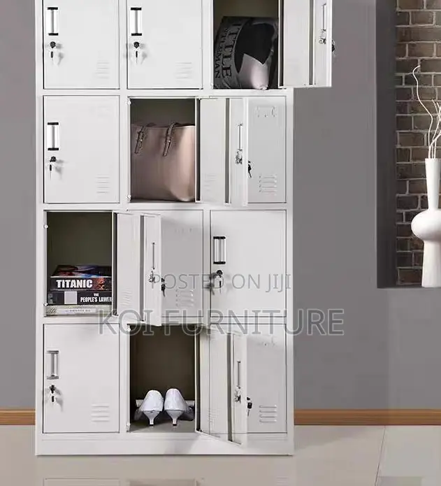 Office Cabinet; 12 Lockers Venneter Office Cabinet
