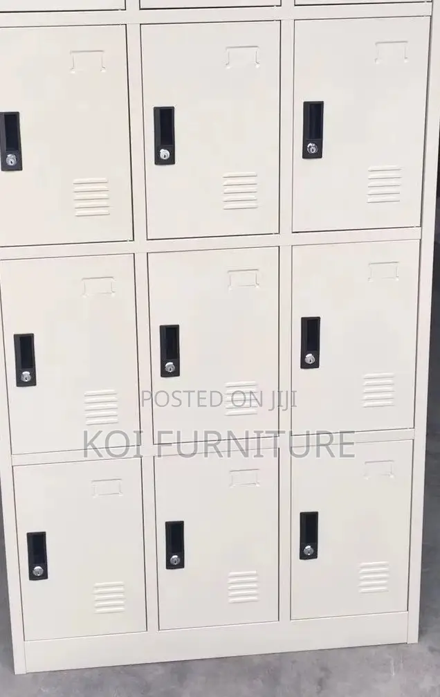 Office Cabinet; 12 Lockers Venneter Office Cabinet
