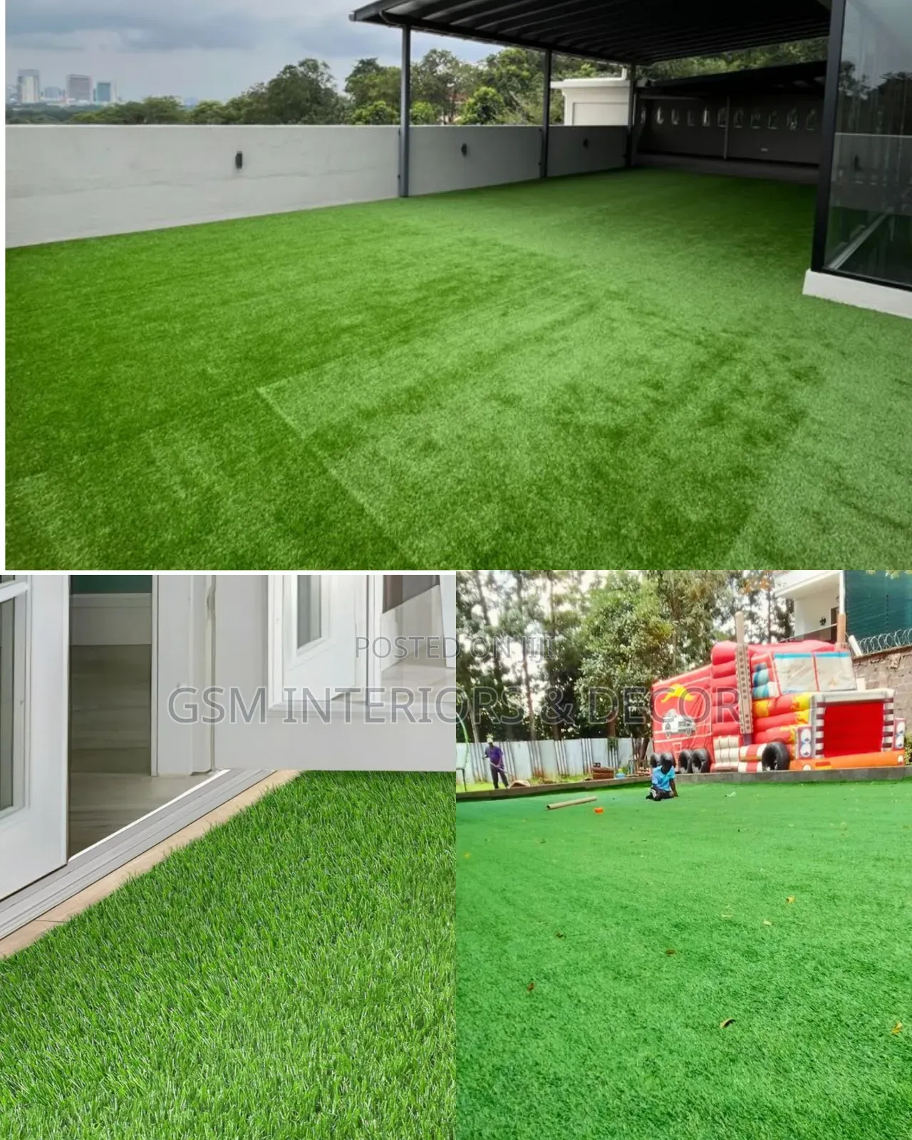 Artificial Green Grass Carpets for Warehouse Flooring