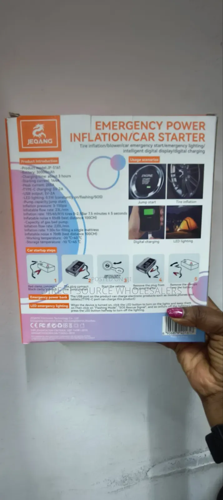 Car Starter Kit With a Power Bank