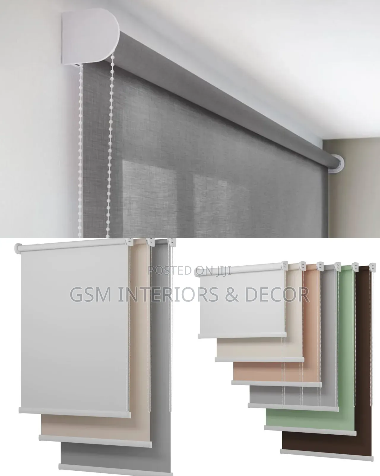 Sunscreen Window Blinds With Pulley